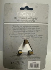 Eurosonic UK Tourist Travel Adaptor For Visitors To UK Plug Socket ES988 - image 2