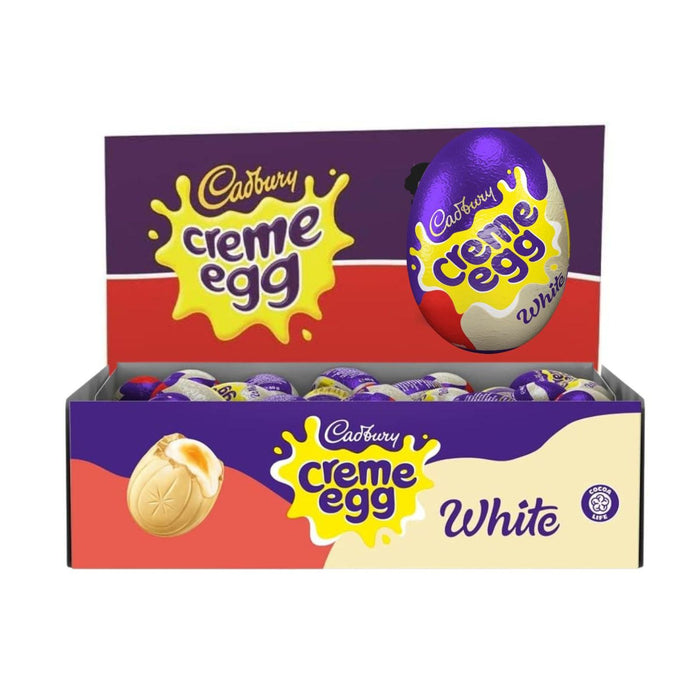 48x  Cadburys Cream Eggs Milk Chocolate eggs with soft fondant centre Easter Eggs 40g.