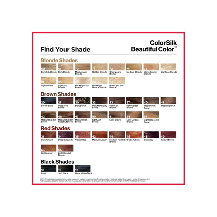 Revlon ColorSilk Permanent Color, Dark Brown #30