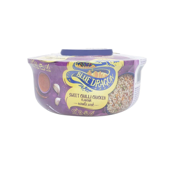 Blue Dragon Noodle Wok Sweet Chilli Chicken Flavour 76g (Box of 6)