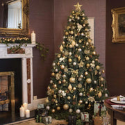 Portland Fir 8ft Decorated Christmas Tree - Empire Gold - image 2