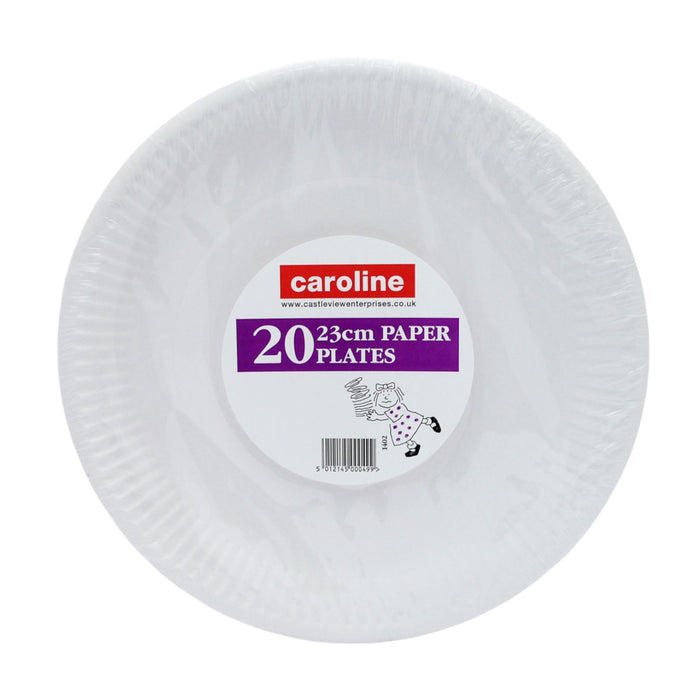 Caroline Paper Plates 23Cm 1402 20'S