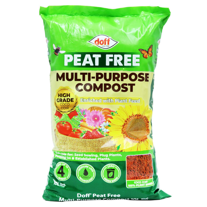 Doff Peat Free Multi-Purpose Compost (10L)