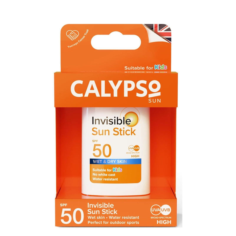 Calypso Invisible Sun Stick, SPF50 Sun Protection for Wet and Dry Skin