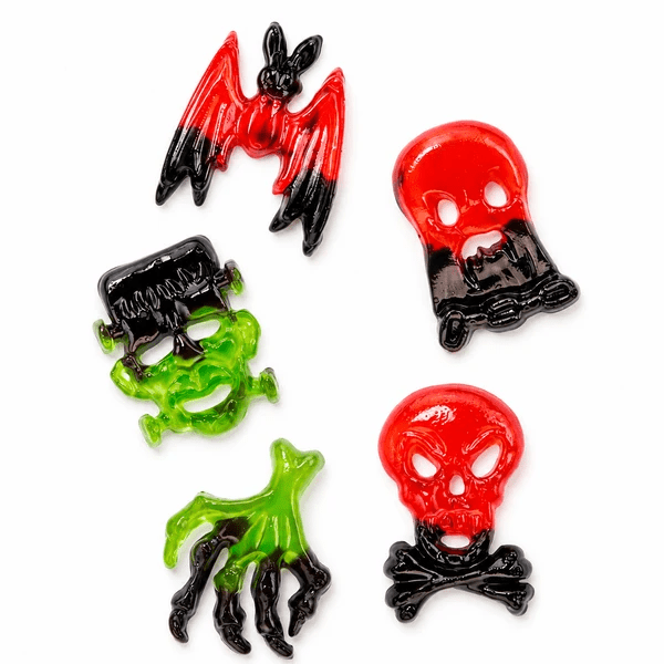 Vidal Monster Jellies Gummy Candy 6 Pack, 66g