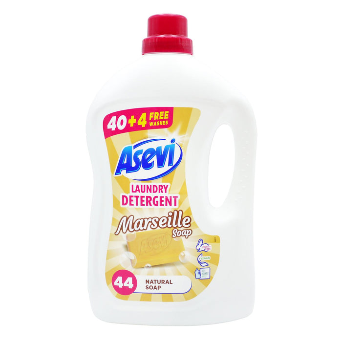Asevi Liquid Detergent Marseille Soap 2376ml 44 Washes