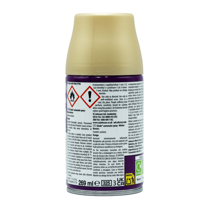 Glade Automatic Spray Refill Winter Berries, Blackberry & Cranberry (269ml)