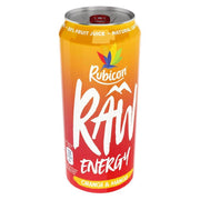 Rubicon Raw Energy Drink Orange & Mango (12 x 500ml) - image 2