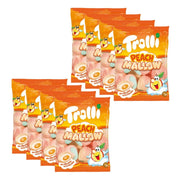 Trolli Mallow Peach Marshmallow Sweets (8 x 150g)
