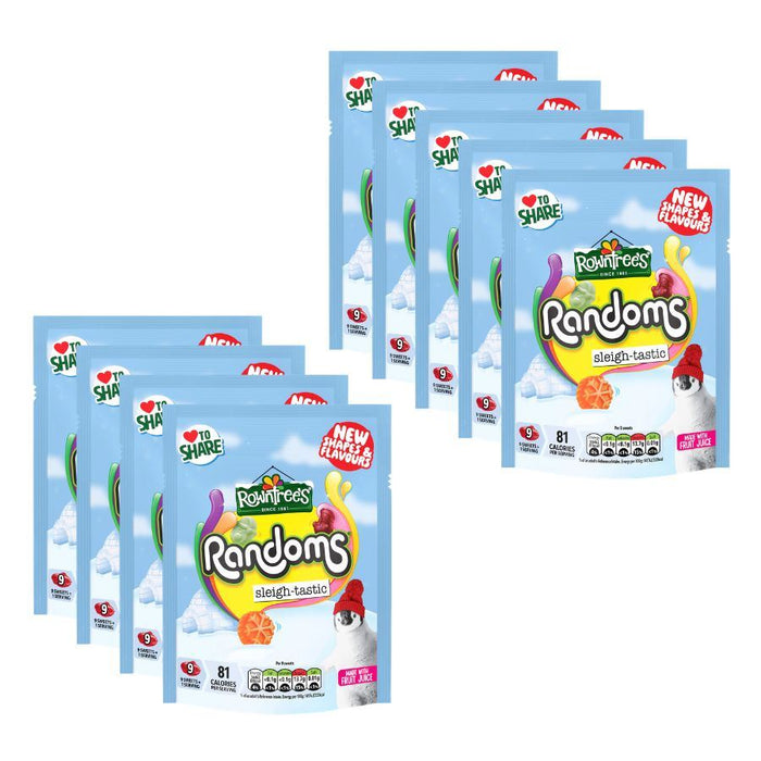 Rowntree's Randoms Sleigh-tastic Festive Sweets (9 x 130g)