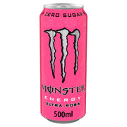 Monster Energy Ultra Rosa, Sugar Free Energy Drink (24 x 500ml) - image 2