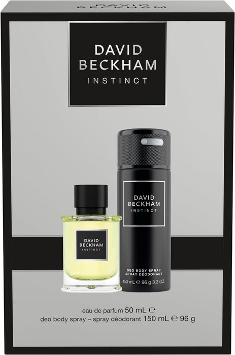 David Beckham Instinct Giftset for Him including an Eau de Parfum 50ml & Deodorant Body Spray 150ml