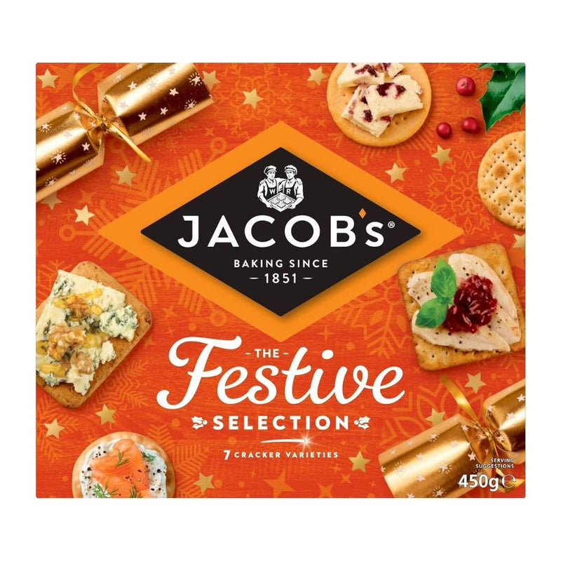 Jacob's Biscuits for Cheese Carton Crackers Festive Collection, 7 Variety Assortment (6 x 450g) - image 2