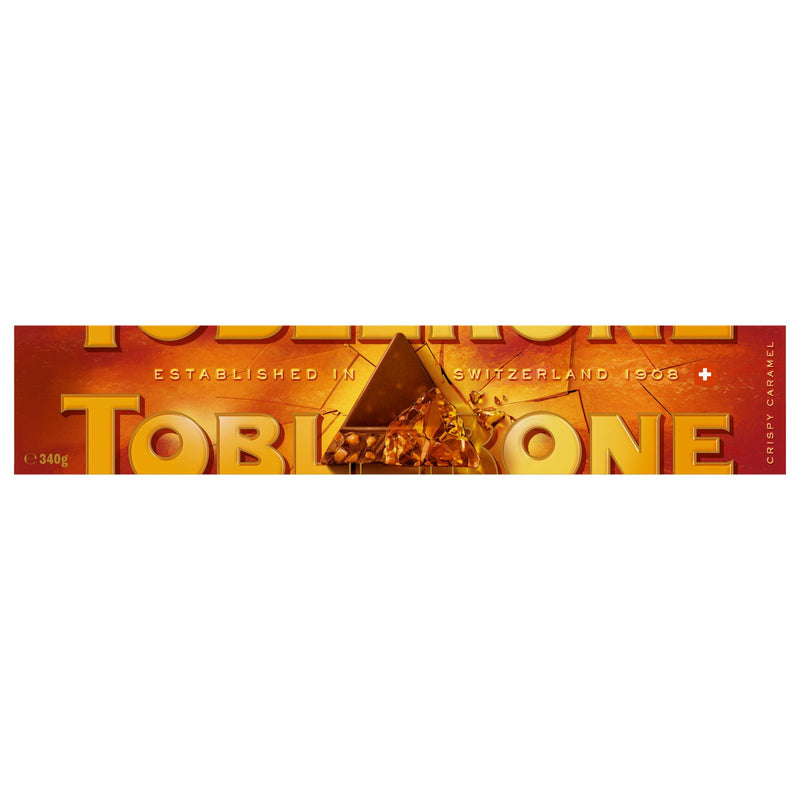 Toblerone Crispy Caramel Chocolate Bar (10 x 340g) - image 2