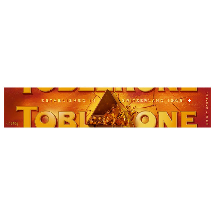 Toblerone Crispy Caramel Chocolate Bar (10 x 340g)