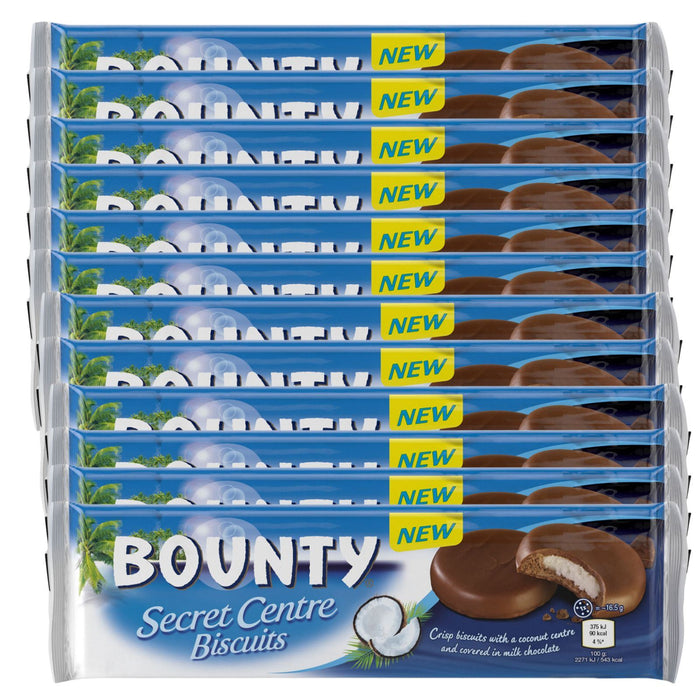 Bounty Secret Centre Coconut Biscuits 132g (Box of 12)