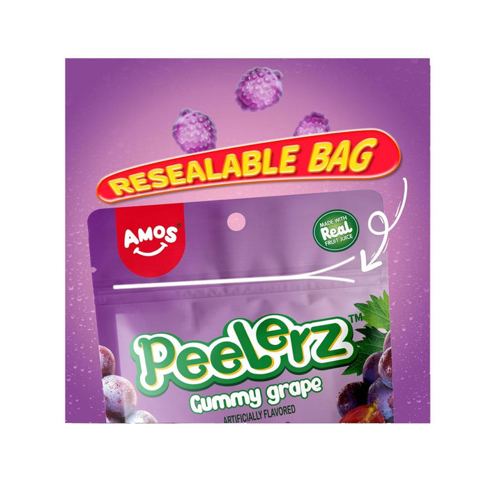 Amos Peelerz Gummy - Peelable Grape Gummy 120g
