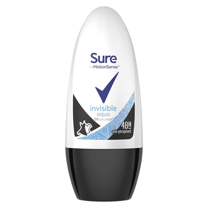 Sure Invisible Aqua Roll-On Anti-Perspirant Deodorant Women 50 ml