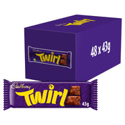 Cadbury Twirl Milk Chocolate Bar (48 x 43g)