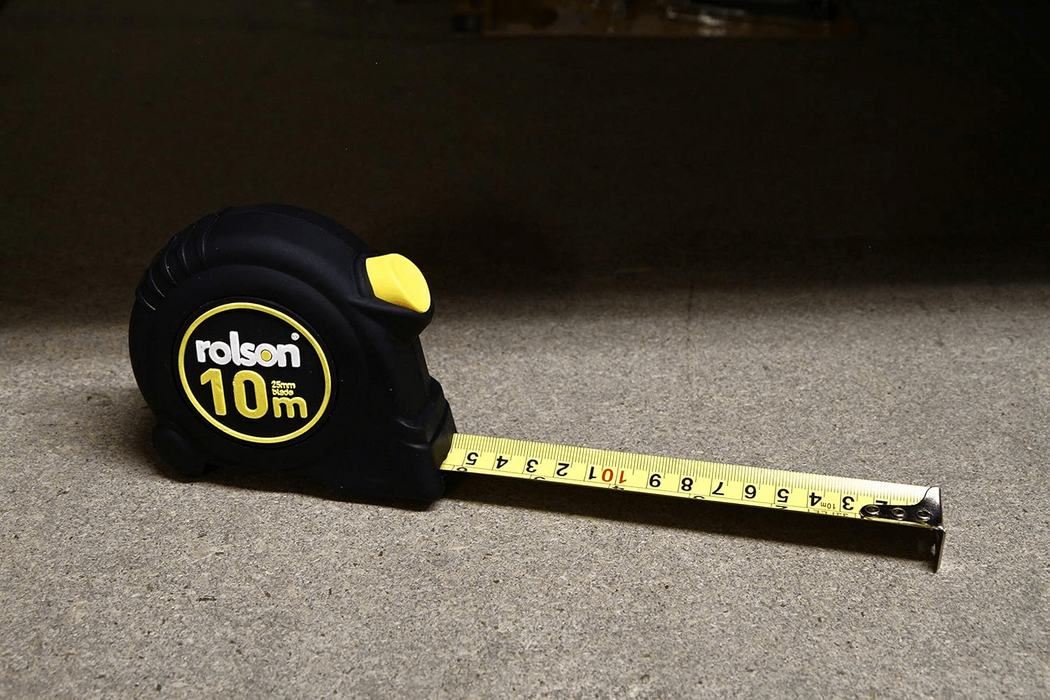 Rolson 50569 10m x 25mm Tape Measure