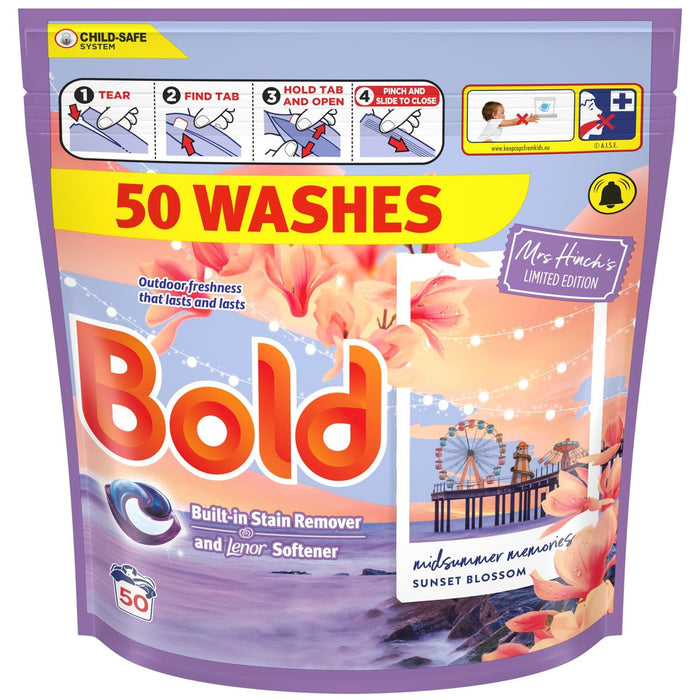 Bold Laundry Pods Midsummer Memories Sunset Blossom, 50 Washes