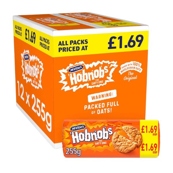 McVitie's Hobnobs Biscuits (12 x 255g)