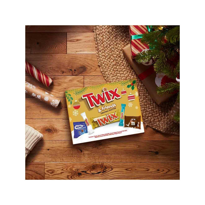 Twix & Friends Medium Christmas Selection Box 140g  (Box of 9)