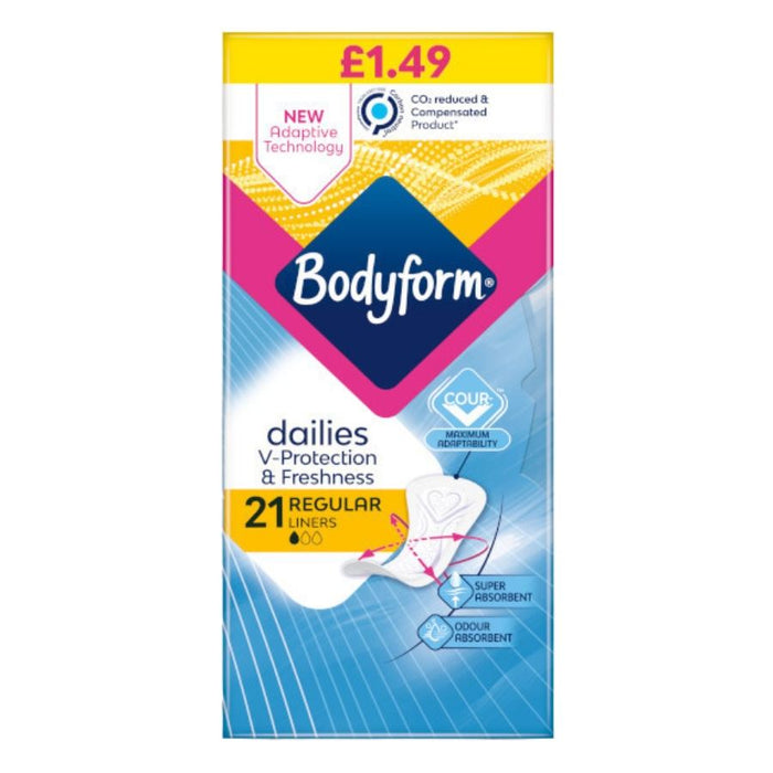 Bodyform Dailies Normal Panty Liners (21s)