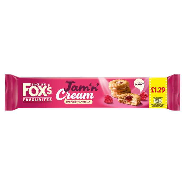Fox's Jam Sandwich Cream Biscuit (12 x 150g)