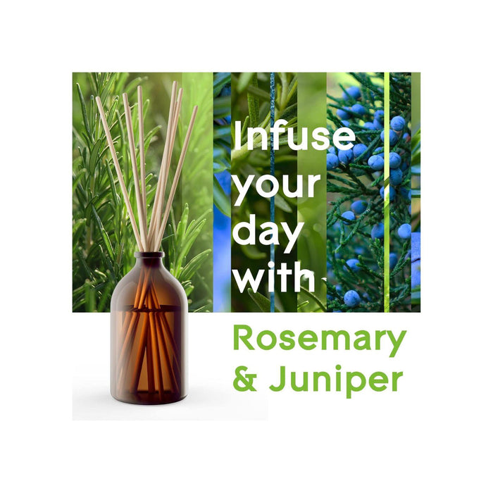 Glade Aromatherapy Reed Diffusers, Essential Oils Diffuser with Refreshing Fragrance, Refreshing Energy with Rosemary & Juniper, 80ml