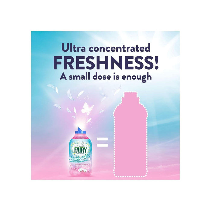 Fairy Outdoorable Fabric Conditioner, Cherry Blossom and Nordic Cotton, 55 Washes