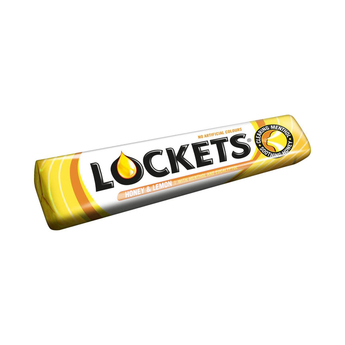 Lockets Honey & Lemon 43 g (Box of 20)