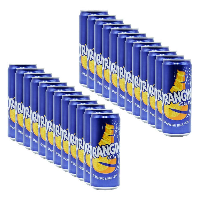Orangina Original Sparkling Orange Drink Can (24 x 330ml)