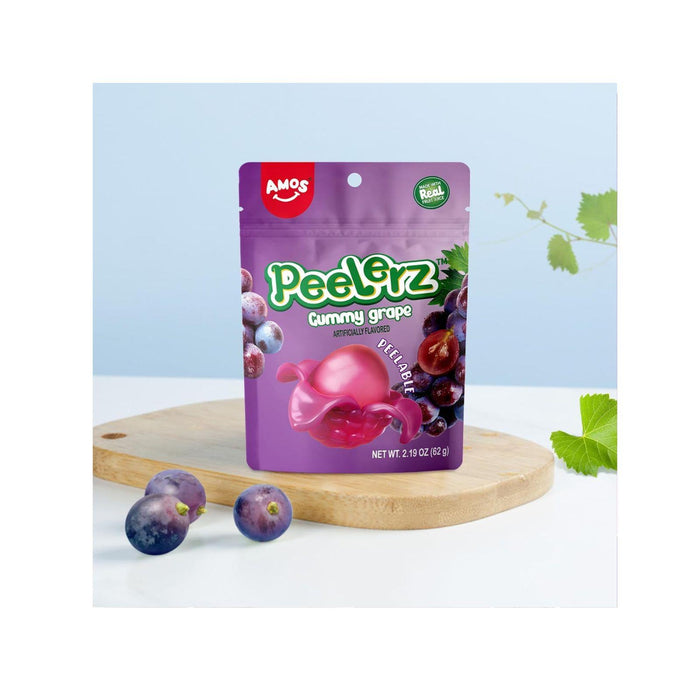 Amos Peelerz Gummy - Peelable Grape Gummy 120g