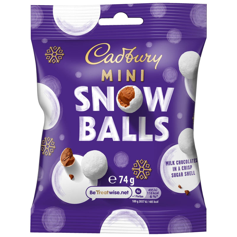 Cadbury Dairy Milk Chocolate Christmas Mini Snow Balls (24 x 74g) - image 2