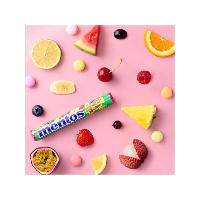 Mentos Discovery Soft Chews, Fruity, Chewy Sweets 3 Rolls (Box of 25)