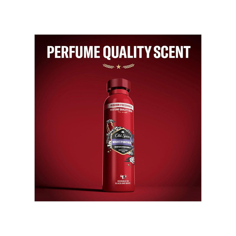 Old Spice NightPanther Deodorant Body Spray For Men 150ml - image 6