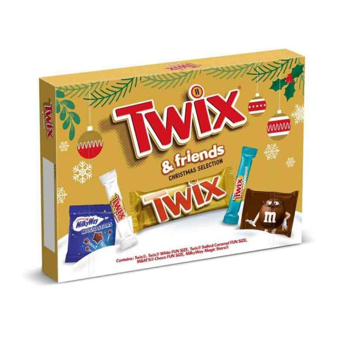 Twix & Friends Medium Christmas Selection Box 140g  (Box of 9)
