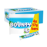 Bounty Coconut Milk Chocolate 4 Pack 57g (Box of 12)