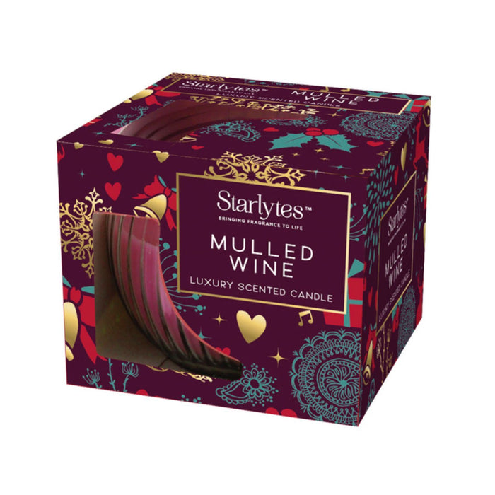 Starlytes Christmas Box Candle Mulled Wine 3oz
