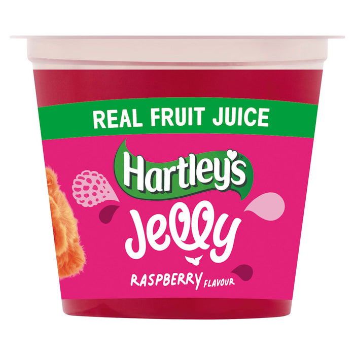 Hartleys Jelly Raspberry Flavour Real Fruit Juice (12 x 125g)