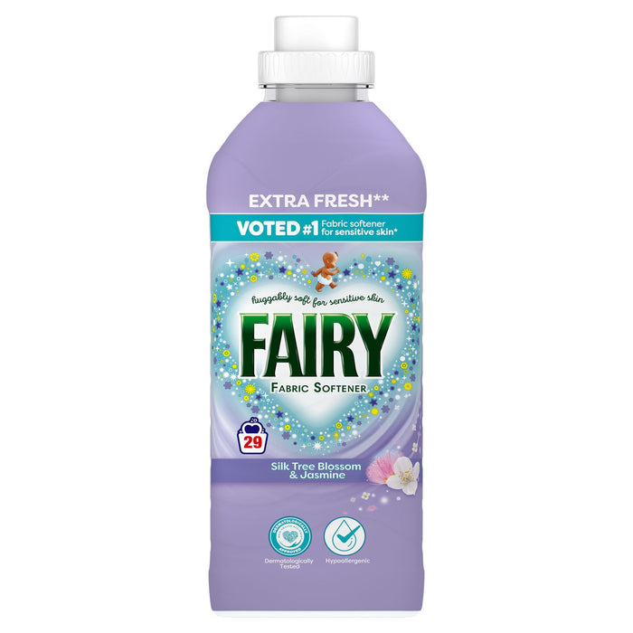 Fairy Fresh Silk Tree Blossom & Jasmine Fabric Softener, 29 Washes (899ml)