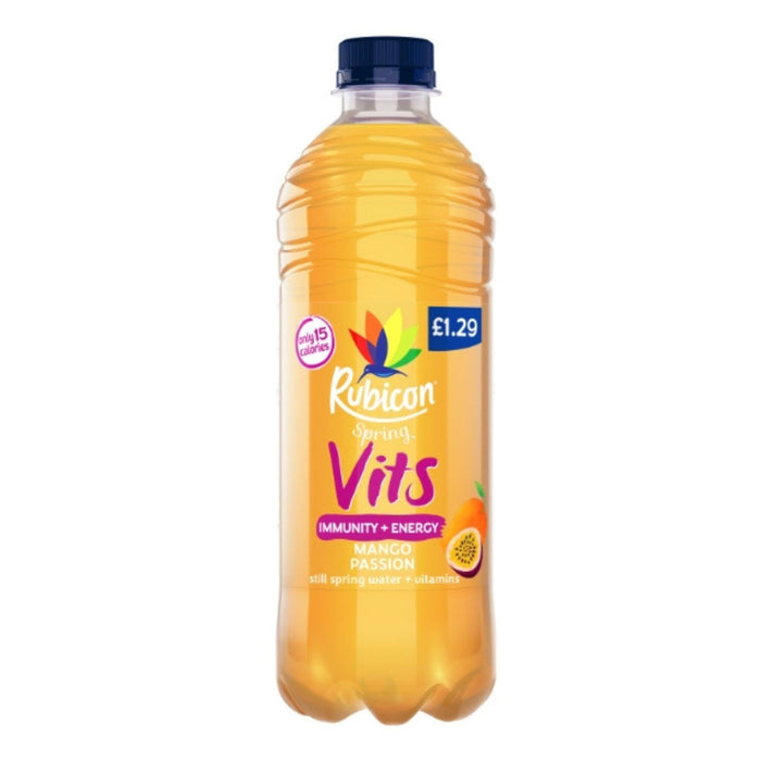 Rubicon Spring Still Vits Mango Passion Pm £1.29 500ml (Box of 12)