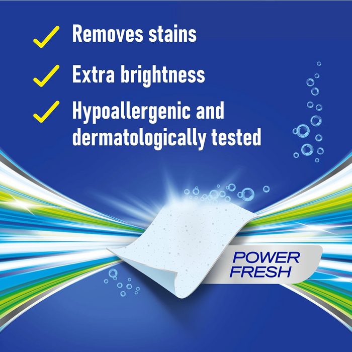 Asevi Bands Laundry Detergent Sheets Power Fresh, 30 Washes