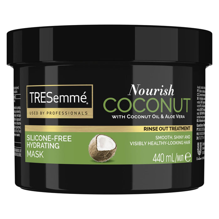 TRESemmé Nourish Coconut Hydrating Mask Rinse-out Silicon-Free Hair Treatment (440ml)