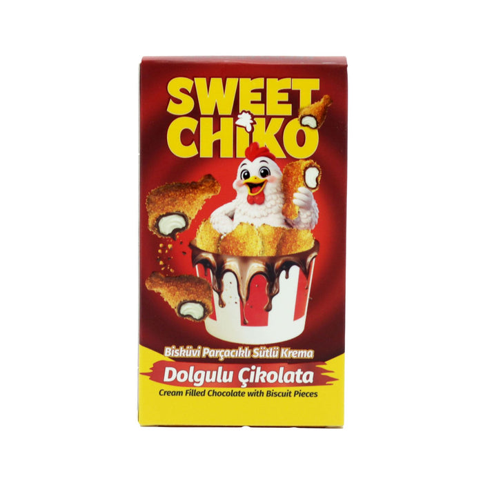Sweet Chiko Chocolate Chicken Leg With Biscuit Pieces (18 x 50g)