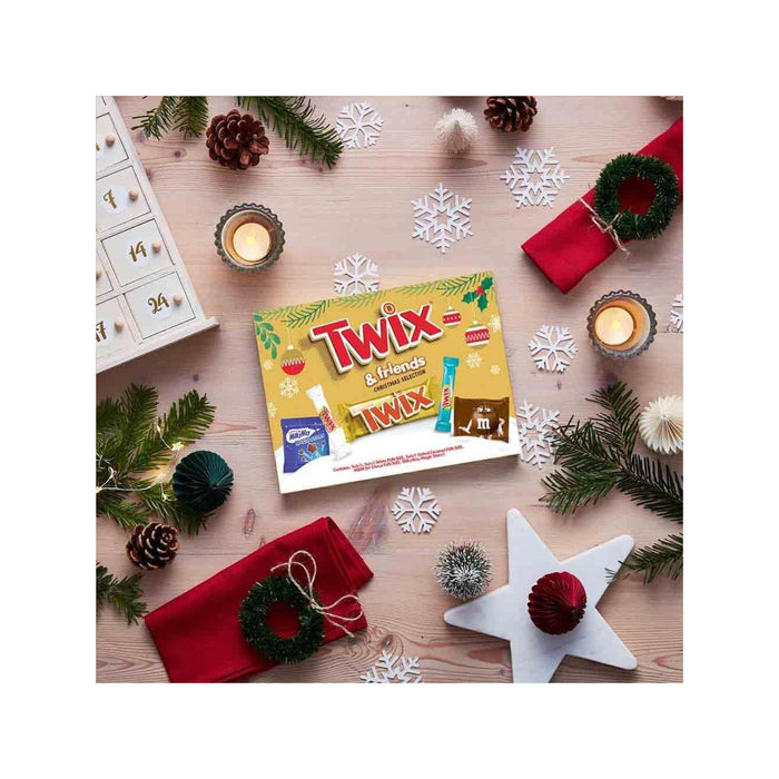 Twix & Friends Medium Christmas Selection Box 140g  (Box of 9)