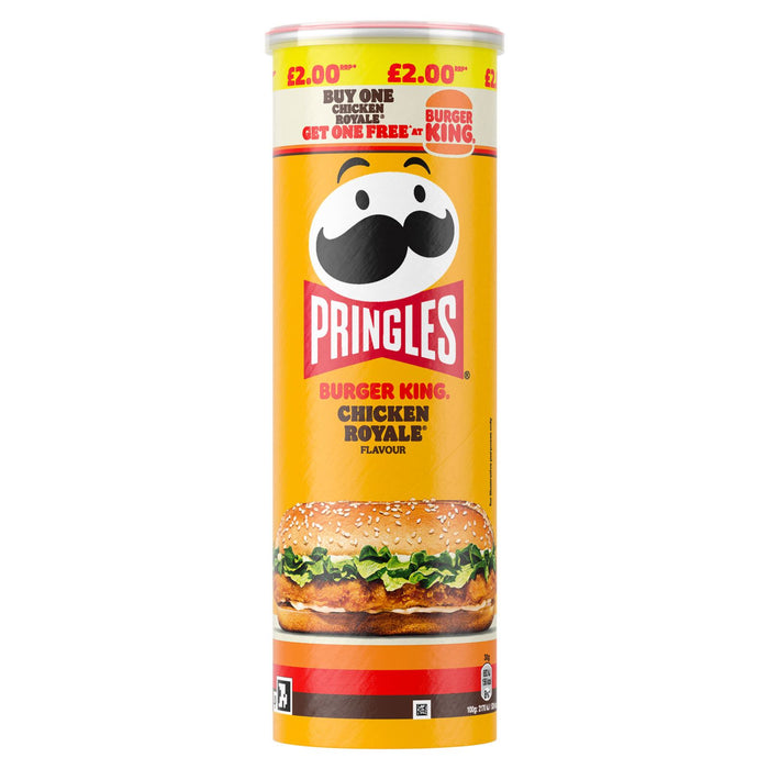 Pringles Burger King Chicken Royale Flavour Sharing Crisps (6 x 165g)