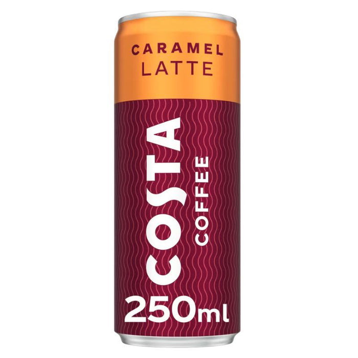 Costa Coffee Caramel Latte Iced Coffee Cans (12 x 250ml)