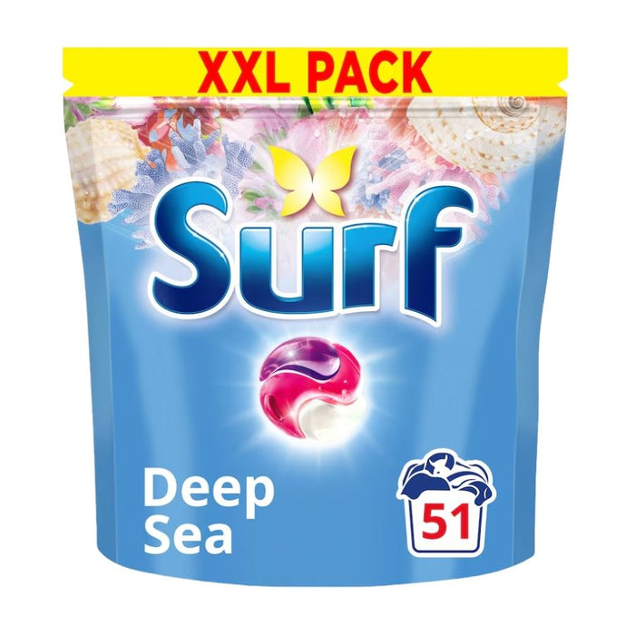 Surf 3 in 1 Deep Sea Washing Capsules 51 Washes 882g